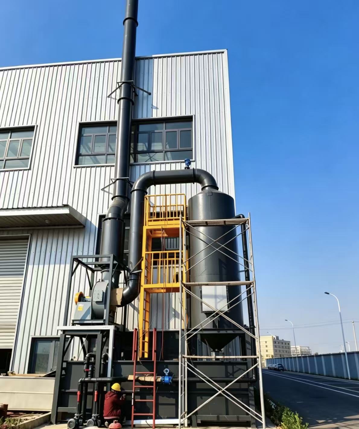 项目落地|湿式除尘器项目顺利竣工投运,助力工业烟气绿色达标治理